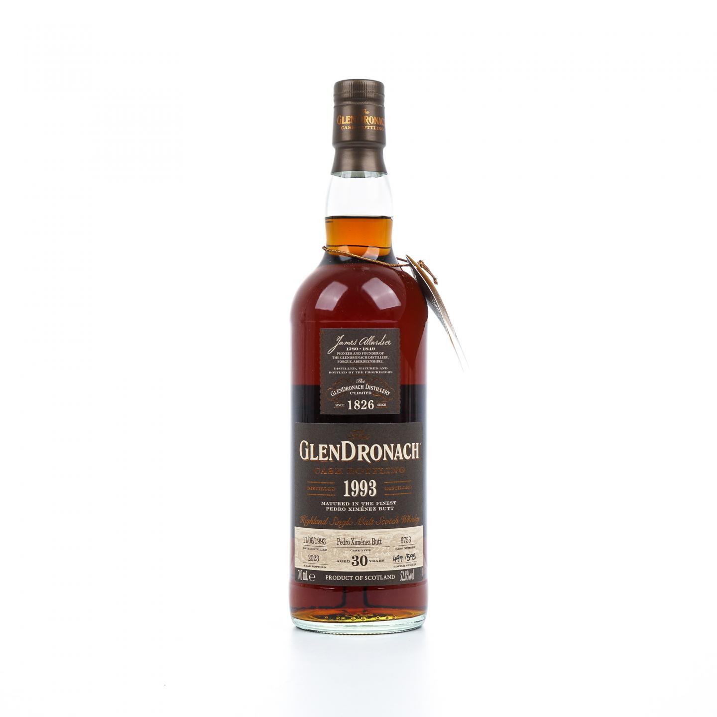 Glendronach 格兰多纳 30年 1993-2023 雪莉桶#6753