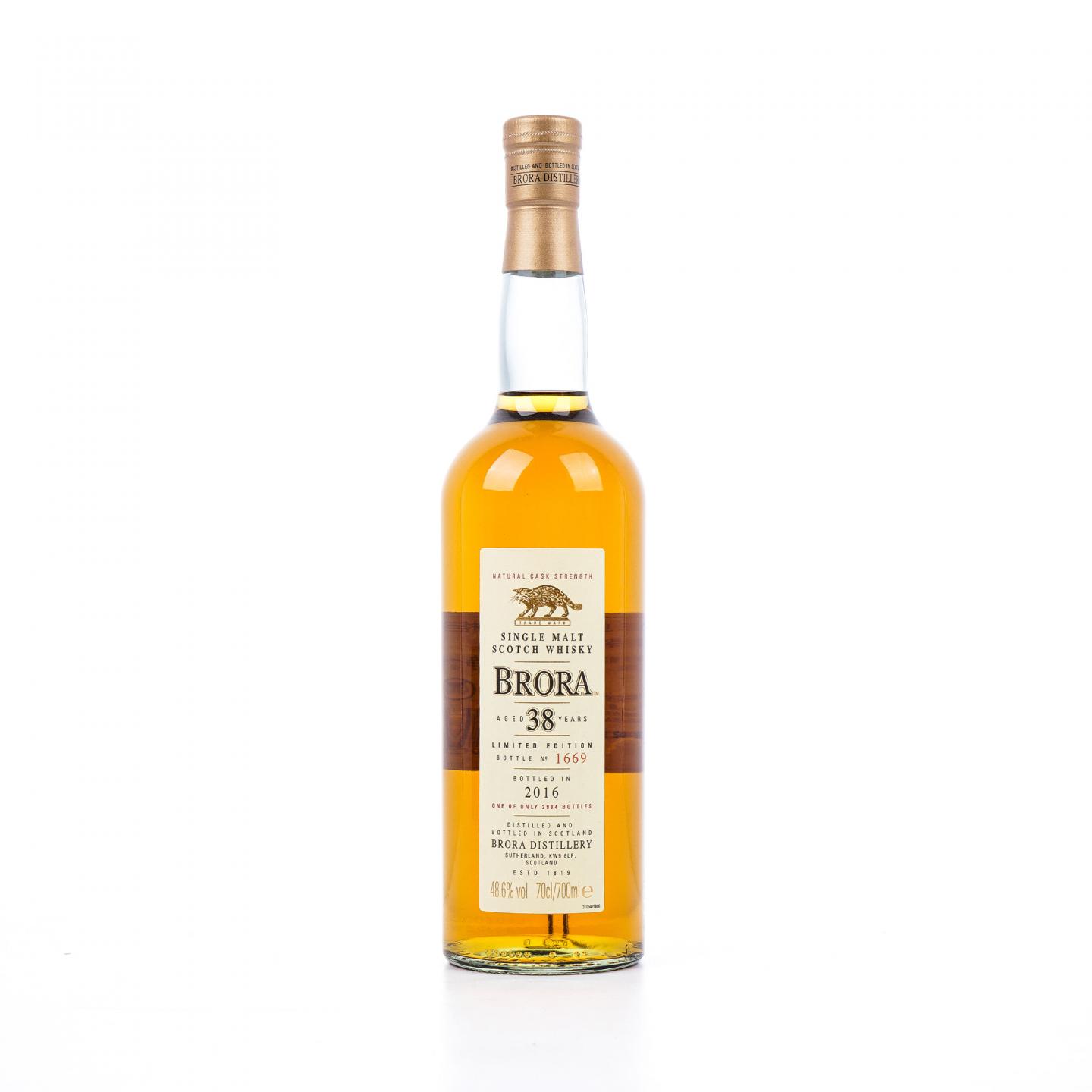 Brora 布朗拉 38年 2016版 SR系列 桶强