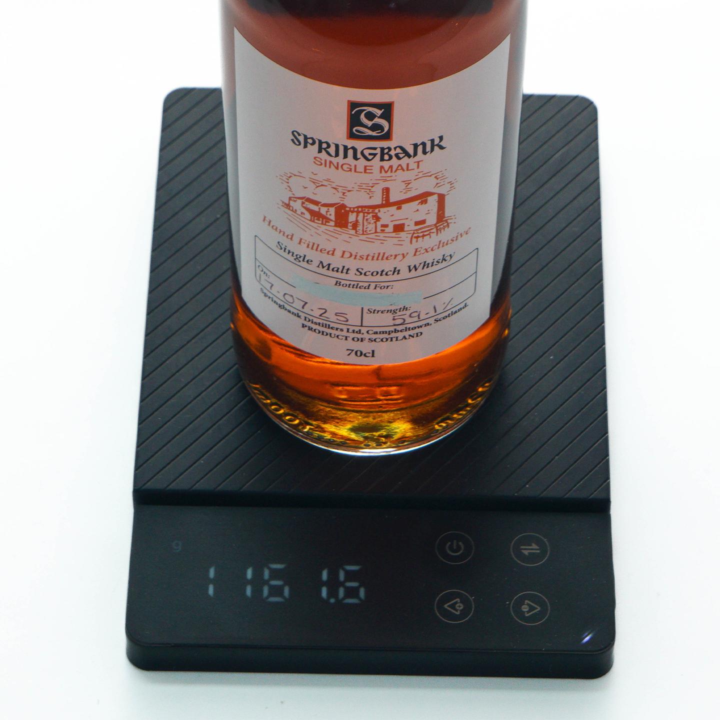 Springbank 云顶 2025 手工瓶 59.1%
