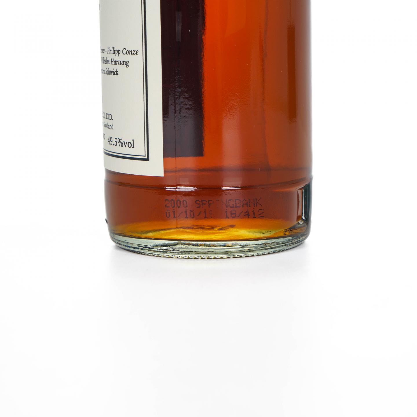 Springbank 云顶 18年 2000-2018 雪莉桶 私人桶 桶强