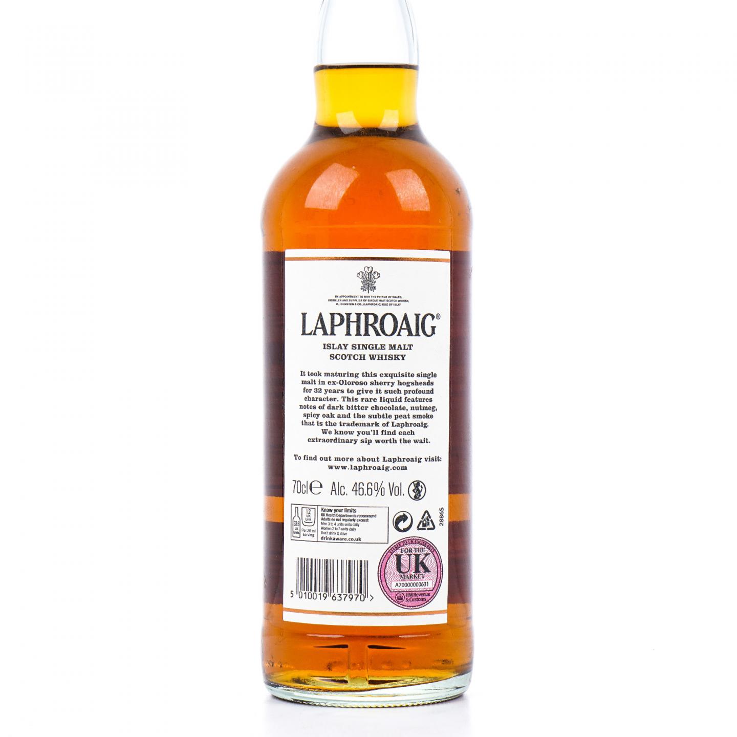 Laphroaig 拉弗格 32年 2015 桶强