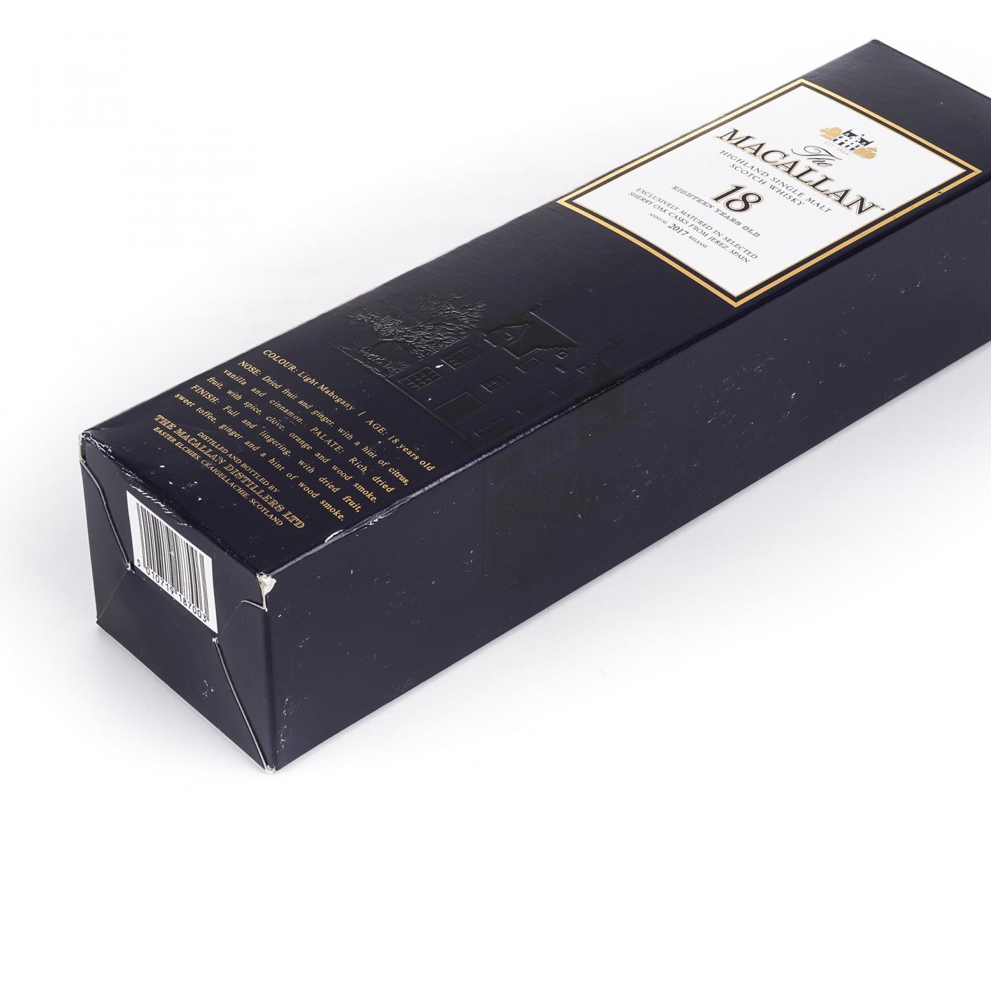 Macallan 麦卡伦 18年 2017 雪莉桶