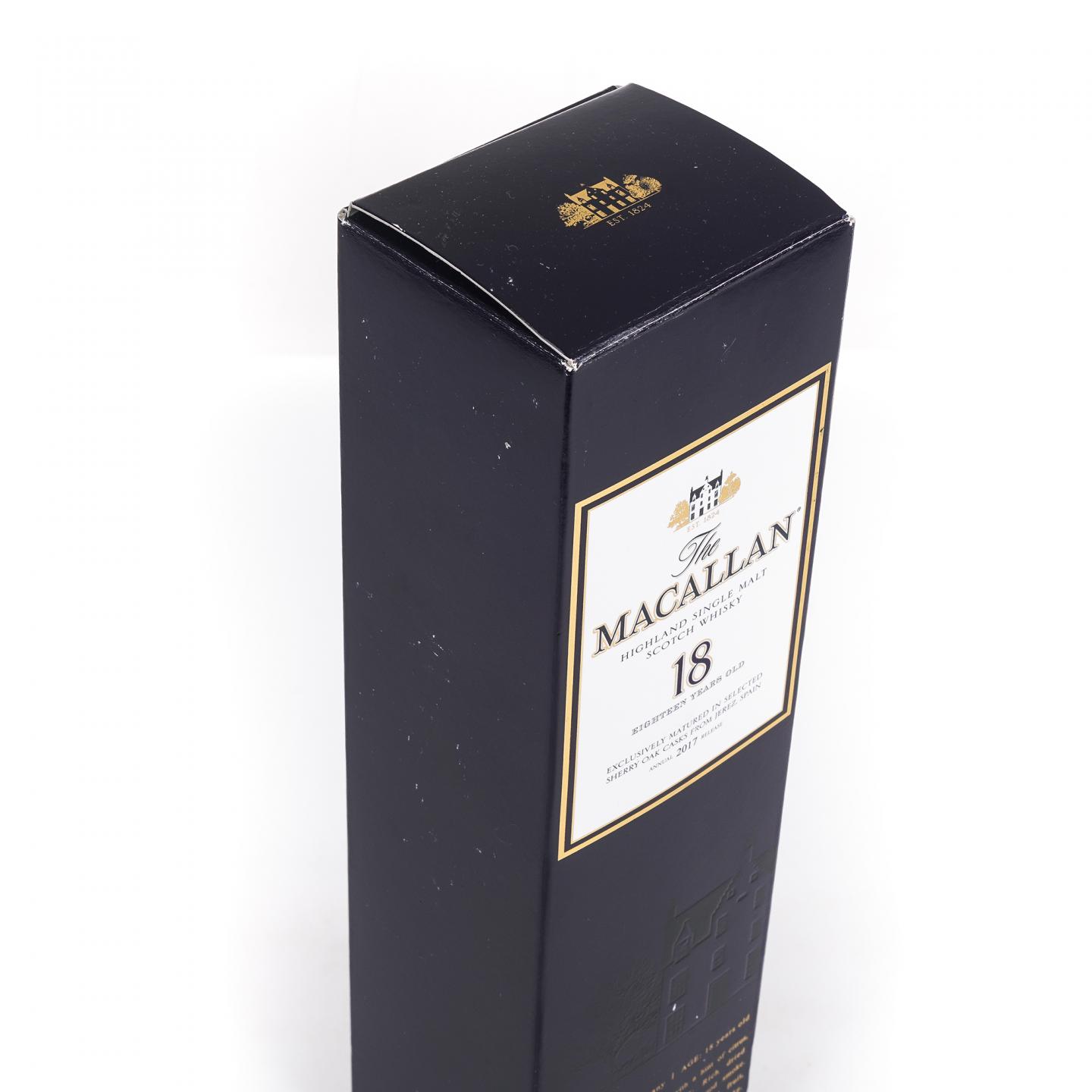 Macallan 麦卡伦 18年 2017 雪莉桶
