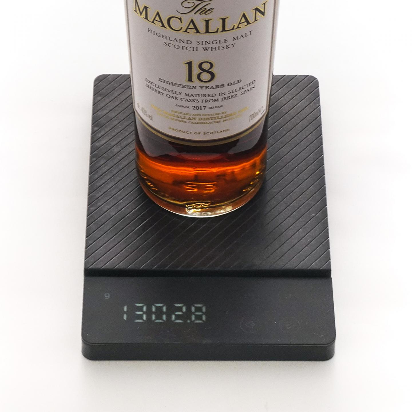 Macallan 麦卡伦 18年 2017 雪莉桶