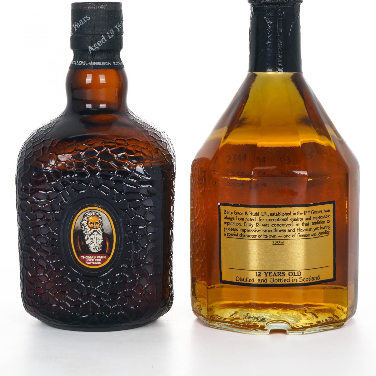 Grand Old Parr/Cutty 12年 调和 750ml 2支组