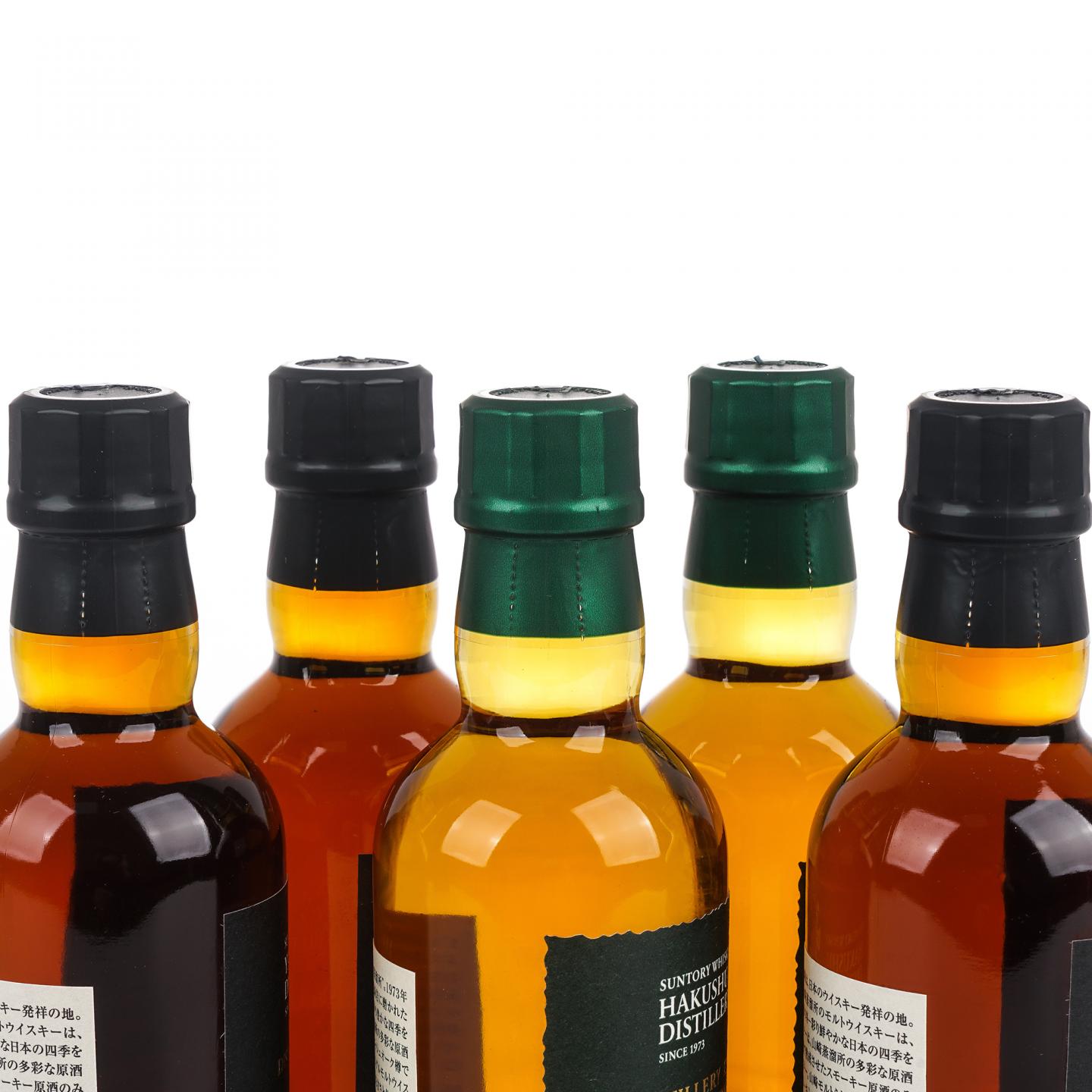 【中样】山崎/白州蒸馏所限定 Peated Malt 5瓶组*180ml