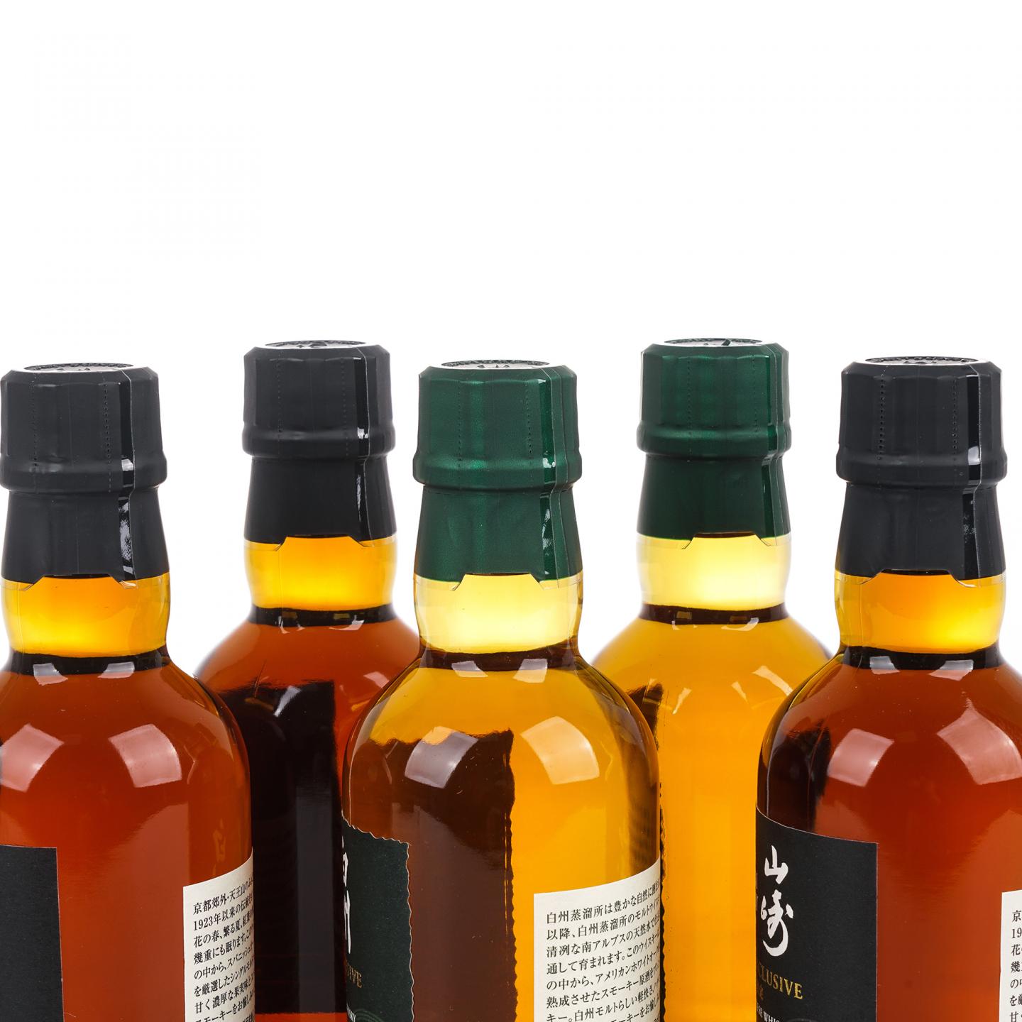 【中样】山崎/白州蒸馏所限定 Peated Malt 5瓶组*180ml