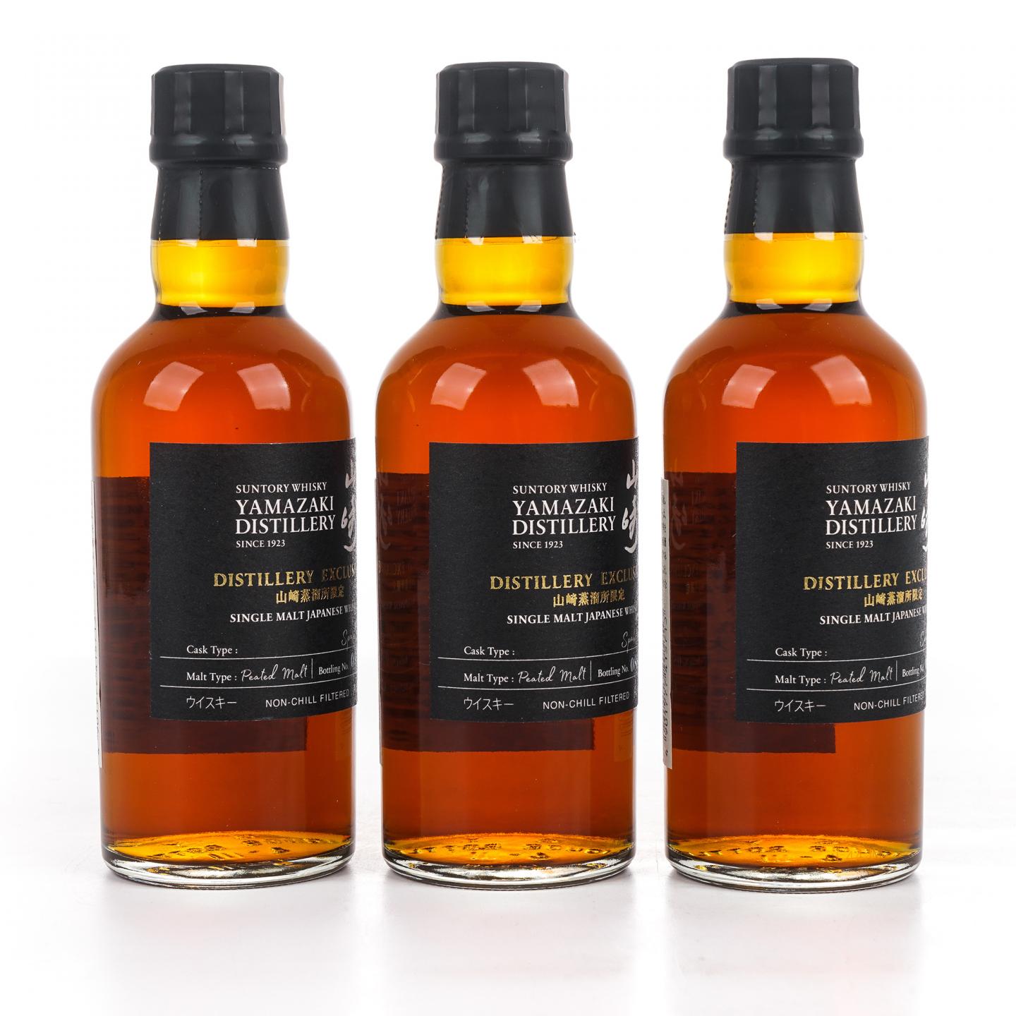 【中样】山崎/白州蒸馏所限定 Peated Malt 5瓶组*180ml