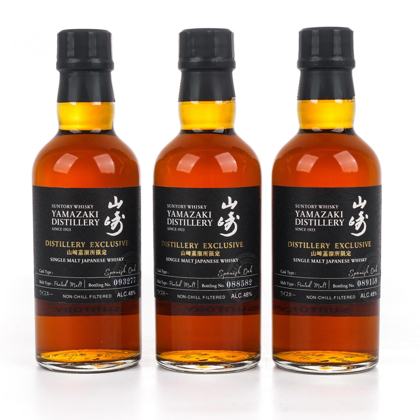 【中样】山崎/白州蒸馏所限定 Peated Malt 5瓶组*180ml