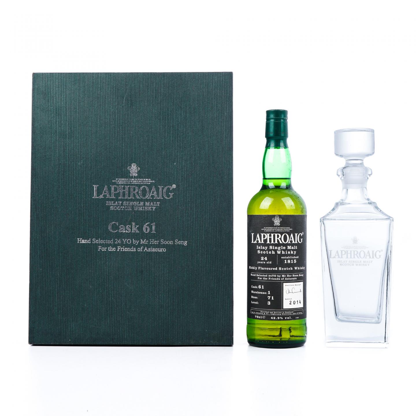 Laphroaig 拉弗格 24年 2014 单桶#61