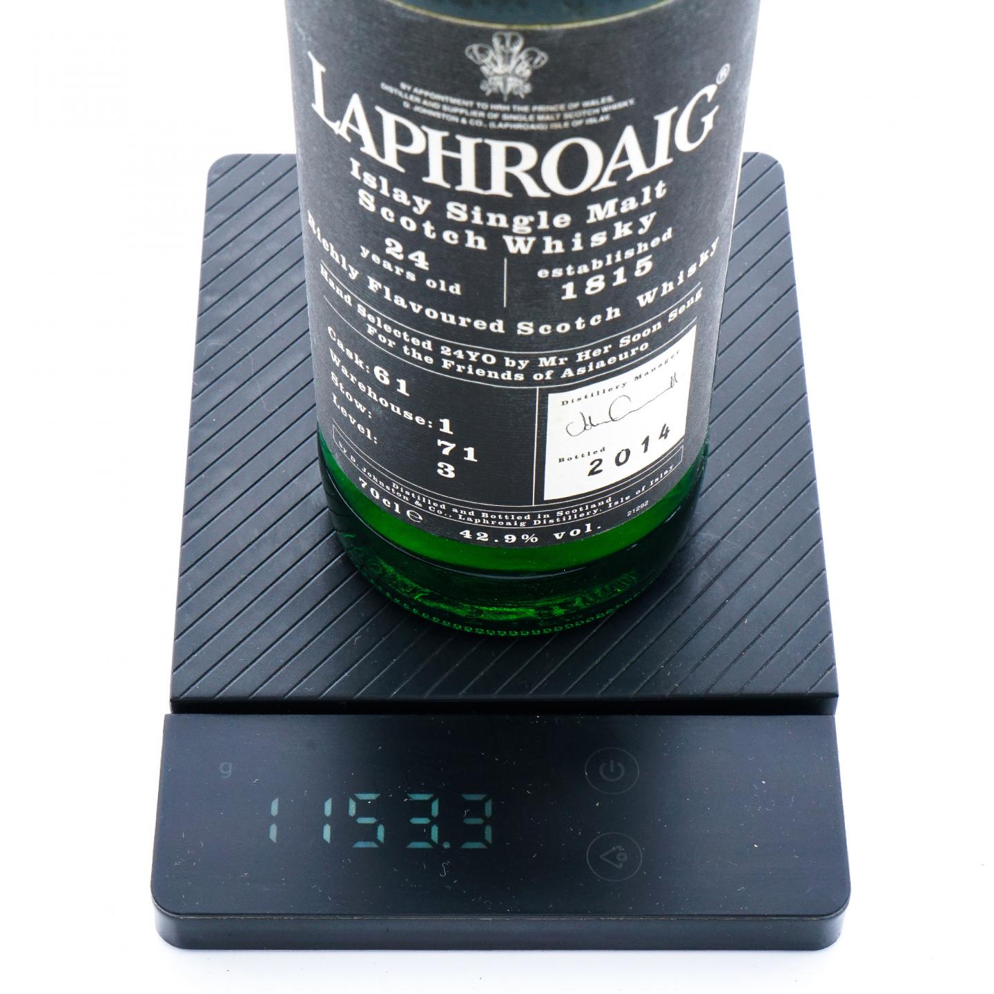 Laphroaig 拉弗格 24年 2014 单桶#61