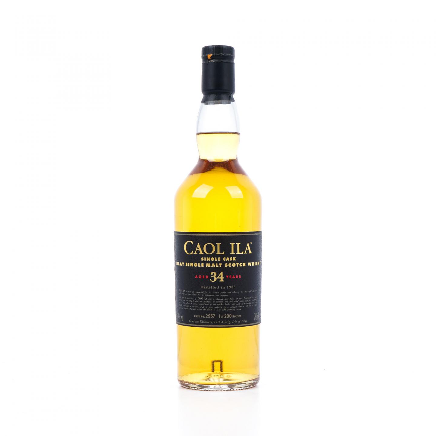 Caol Ila 卡尔里拉 34年 1983 单桶#2937