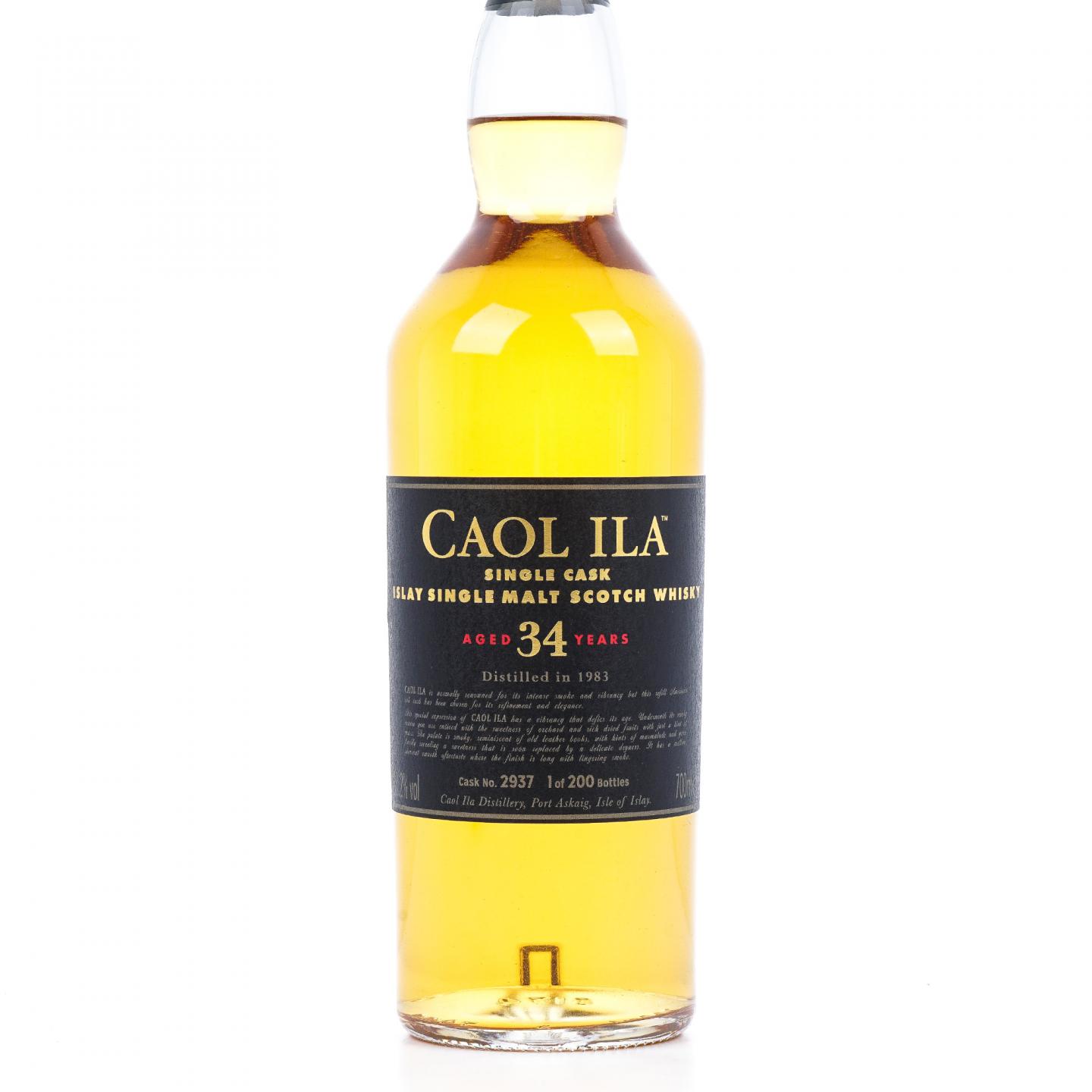 Caol Ila 卡尔里拉 34年 1983 单桶#2937