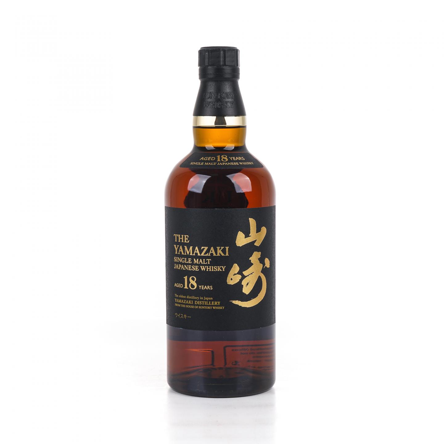 山崎 18年 金字黑标 single malt