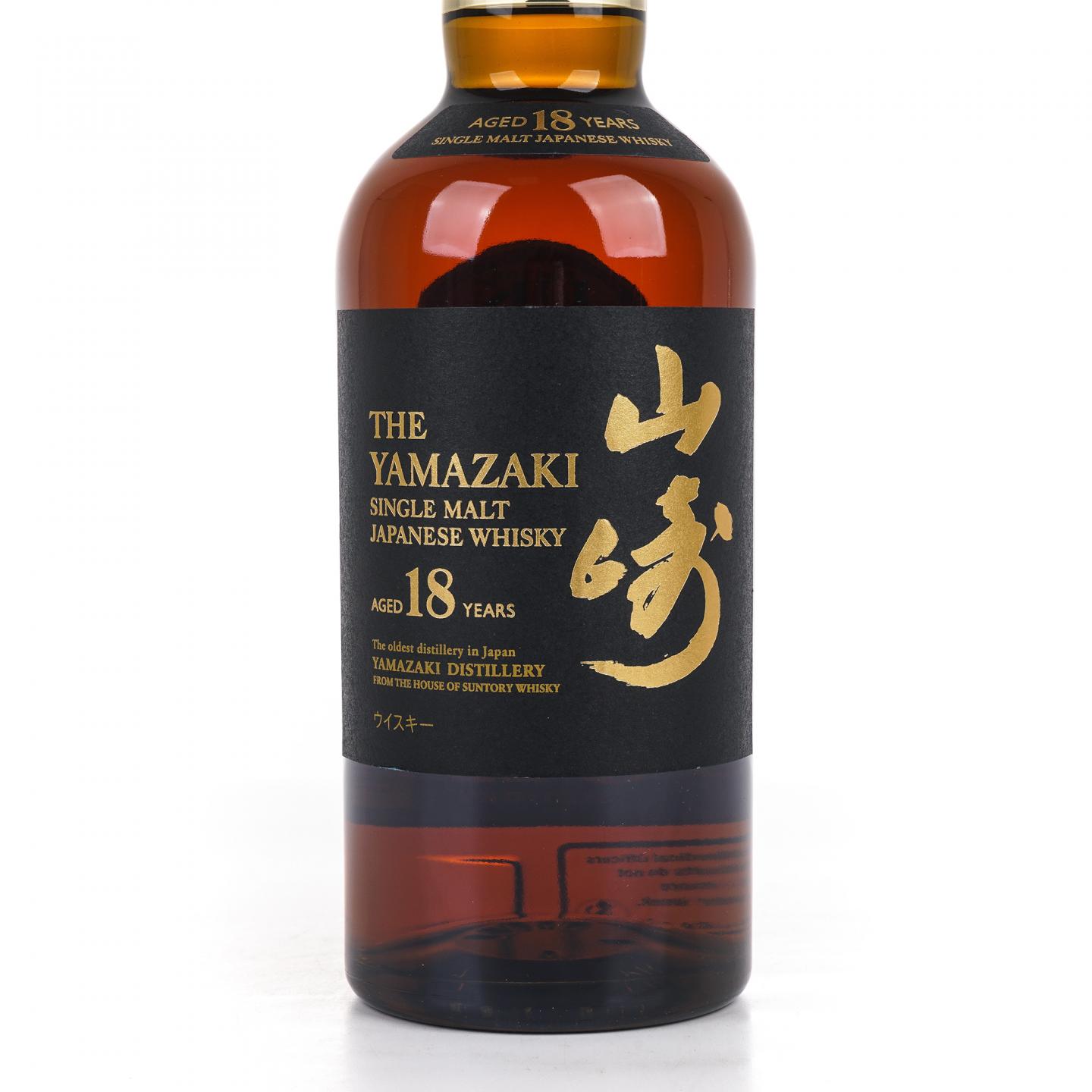 山崎 18年 金字黑标 single malt