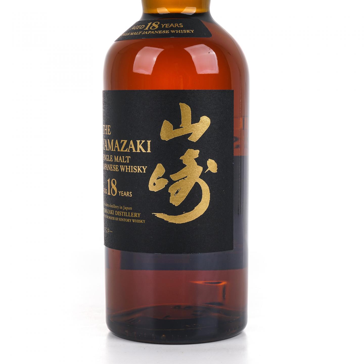 山崎 18年 金字黑标 single malt 700ml