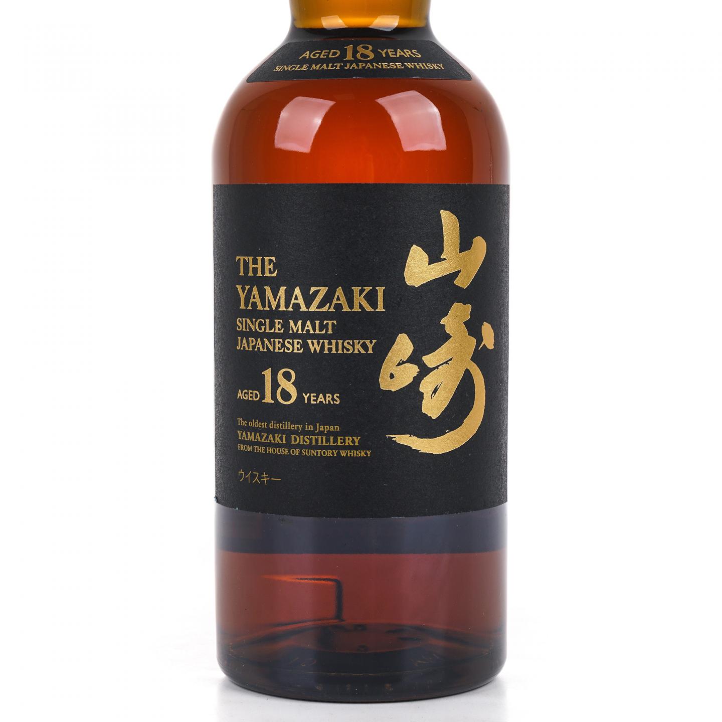山崎 18年 金字黑标 single malt 700ml