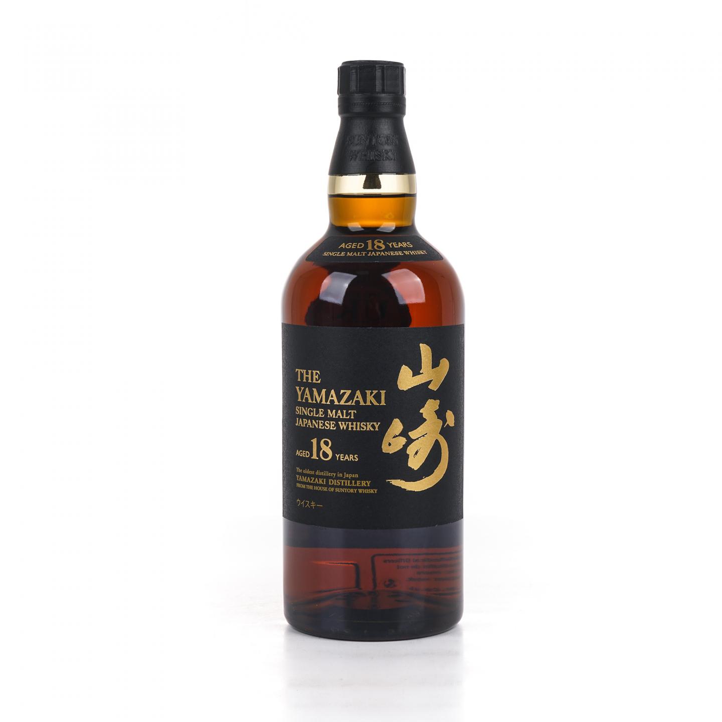 山崎 18年 金字黑标 single malt 700ML
