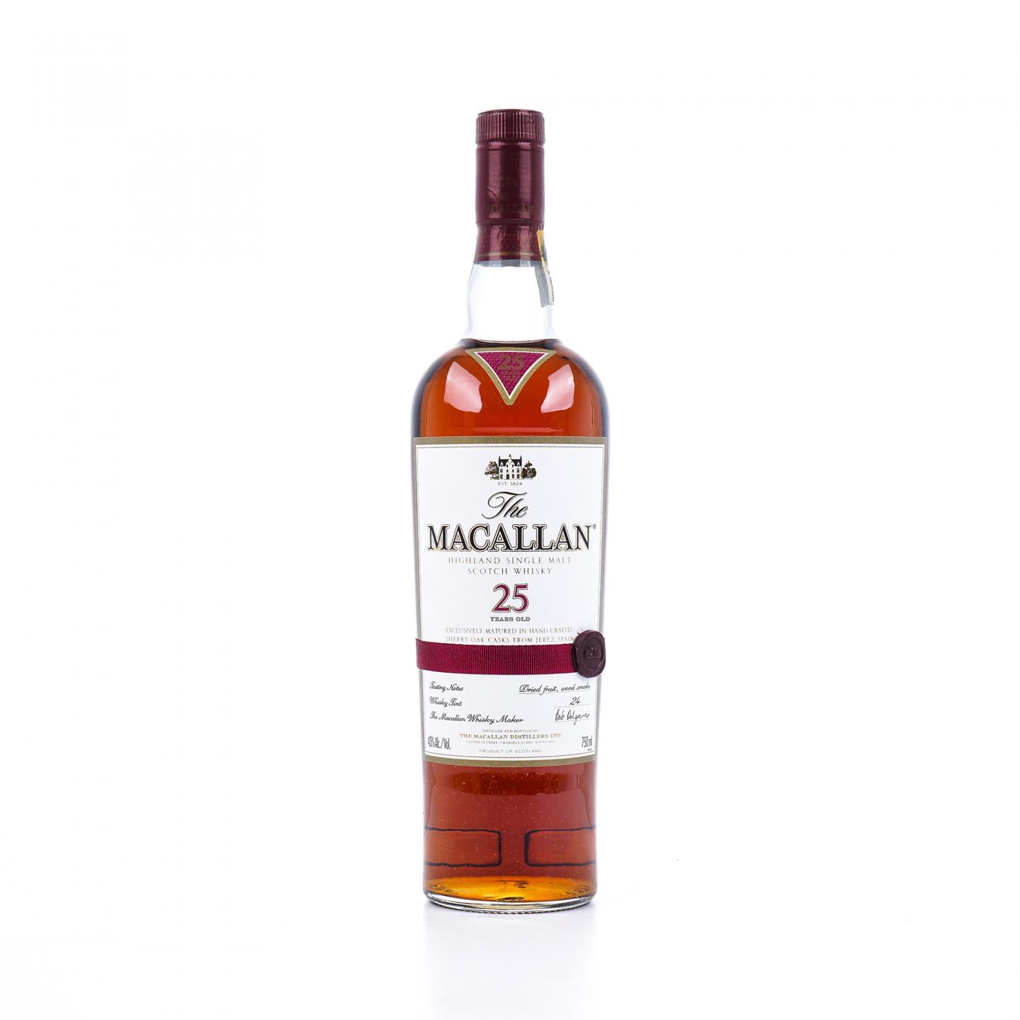 Macallan 麦卡伦 25年 雪莉桶 红腰带 750ml