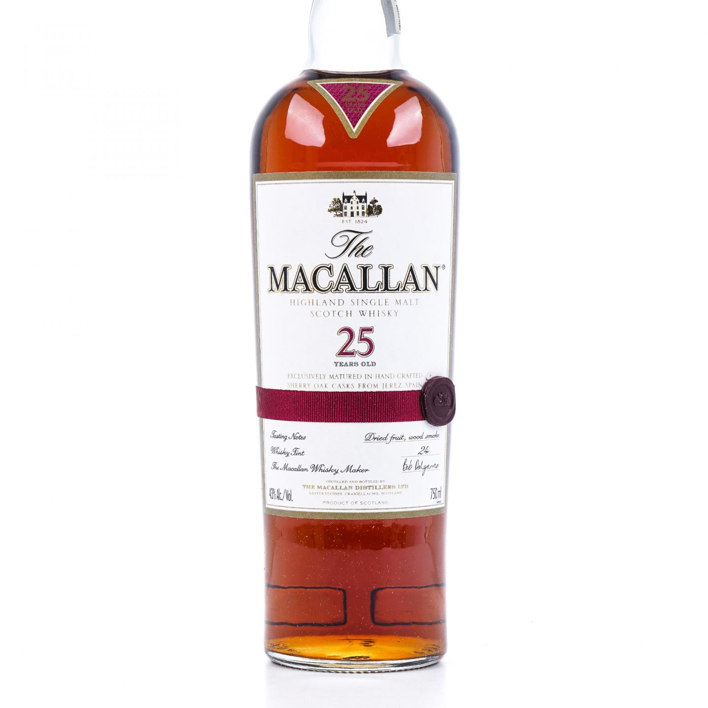 Macallan 麦卡伦 25年 雪莉桶 红腰带 750ml