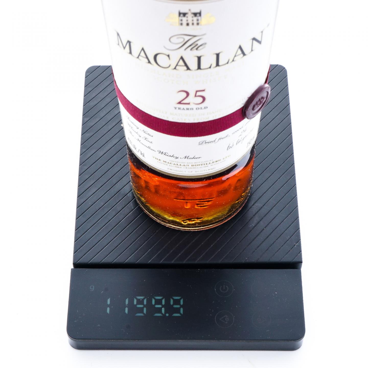 Macallan 麦卡伦 25年 雪莉桶 红腰带 750ml