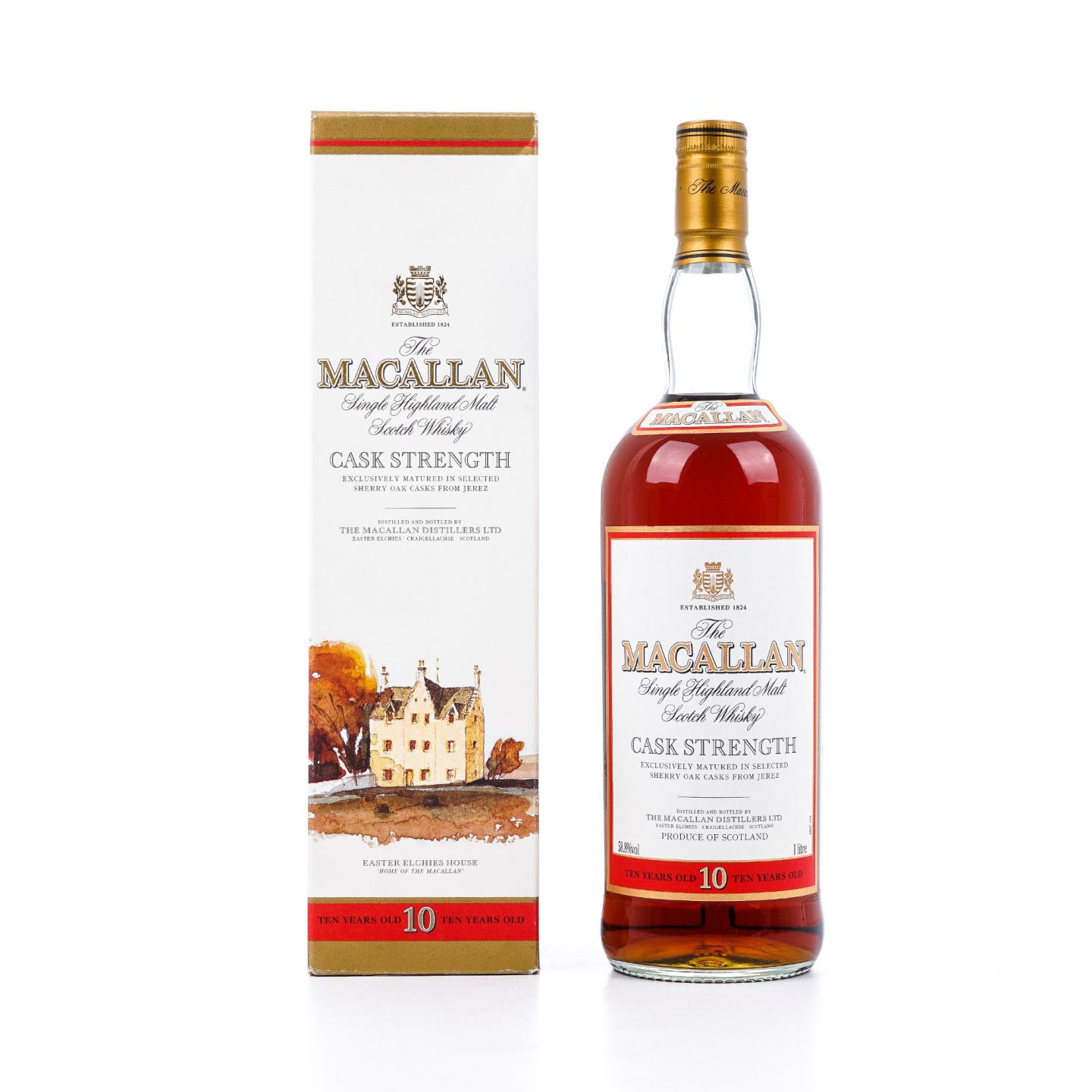 Macallan 麦卡伦 10年 桶强 1L 58.8%Vol.