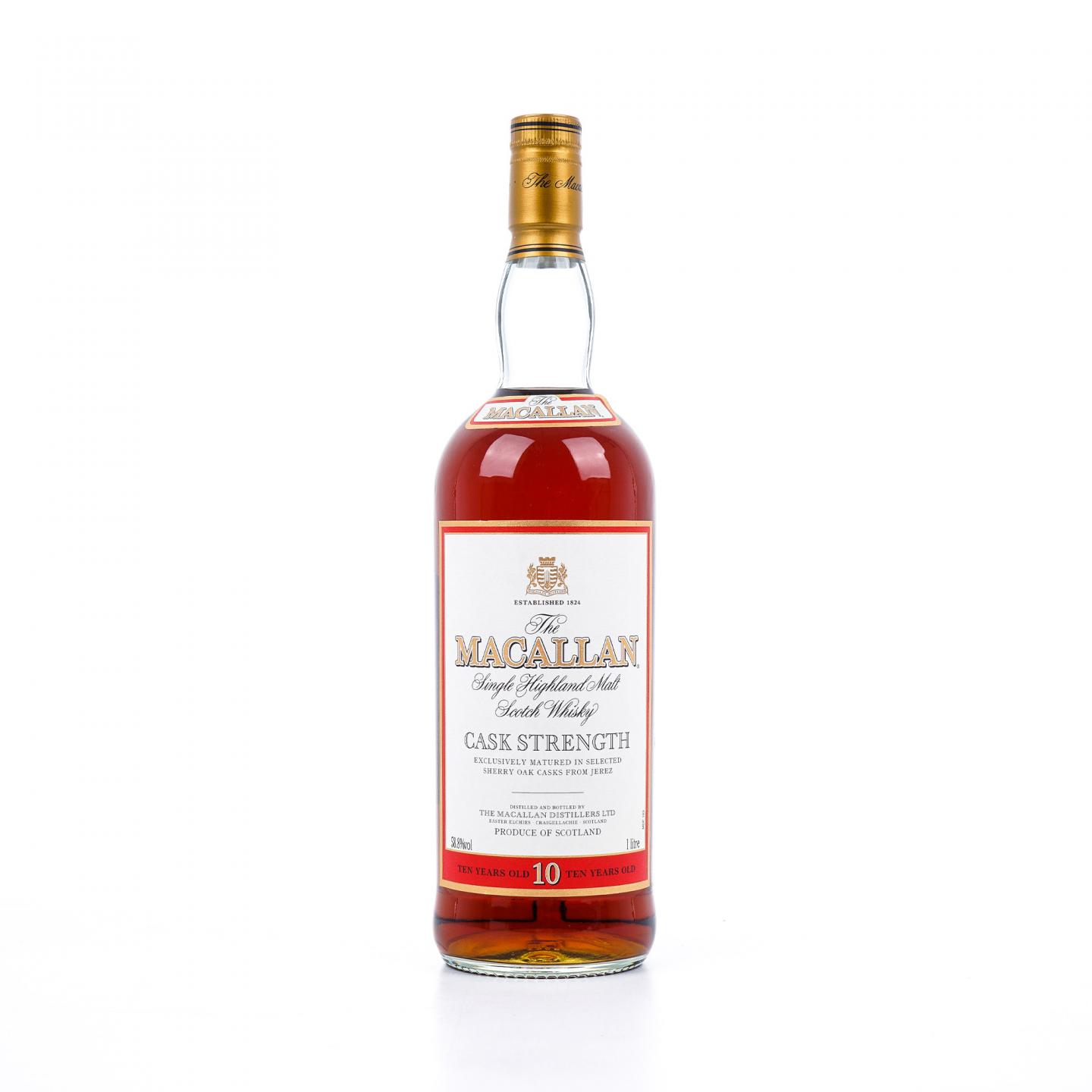 Macallan 麦卡伦 10年 桶强 1L 58.8%Vol.