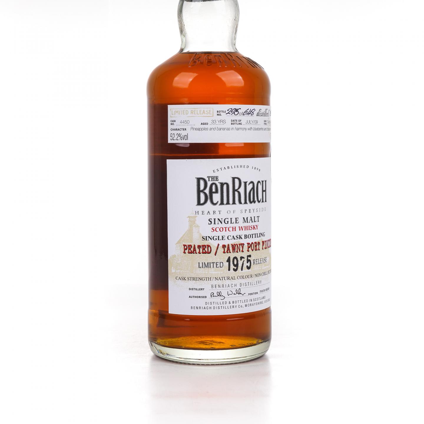BenRiach 本利亚克 33年 1975-2009 单桶#4450