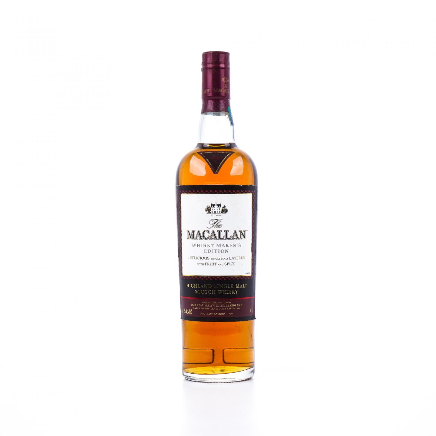 Macallan 麦卡伦 1824系列 Whisky Maker's Edition