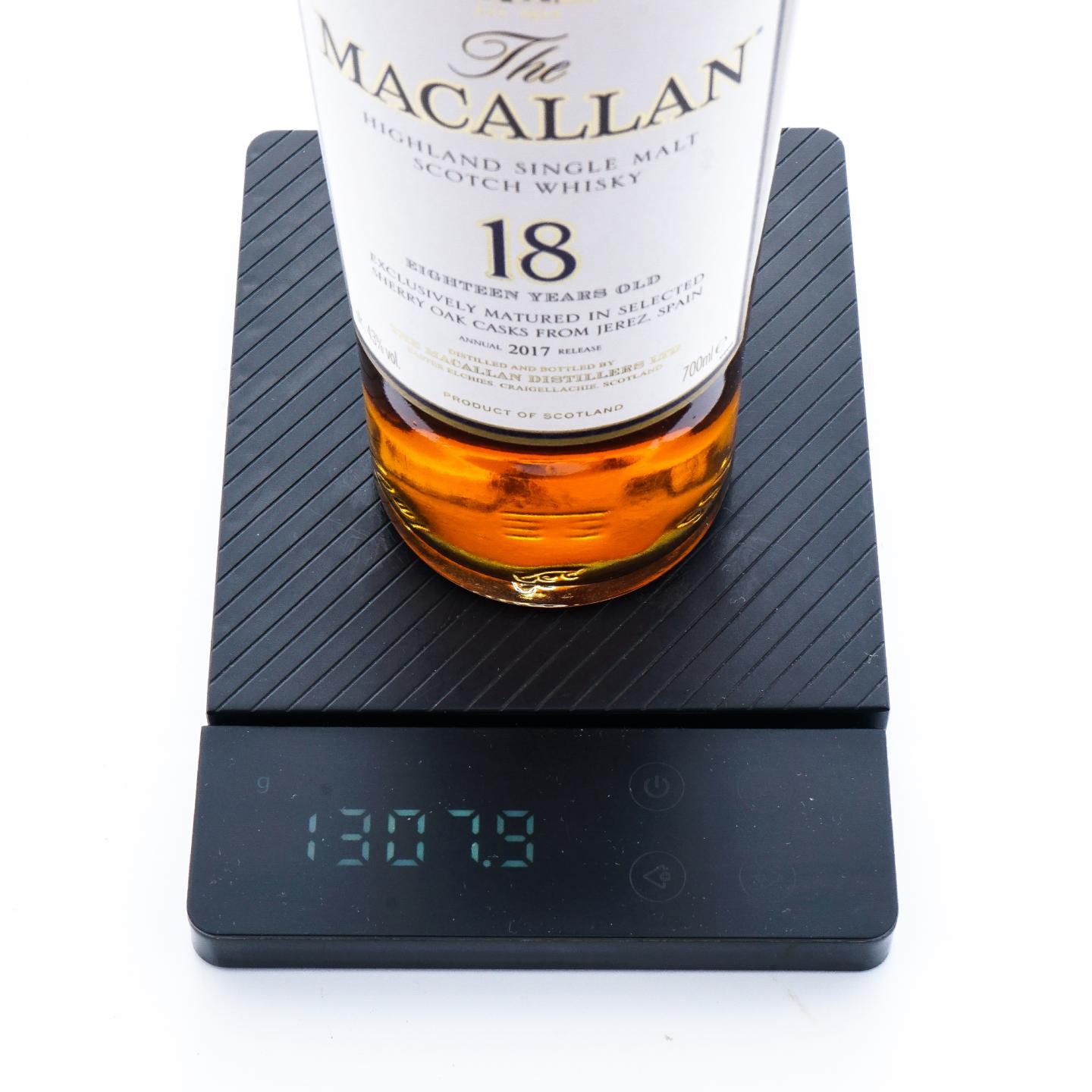 Macallan 麦卡伦 18年 2017 雪莉桶 700ml
