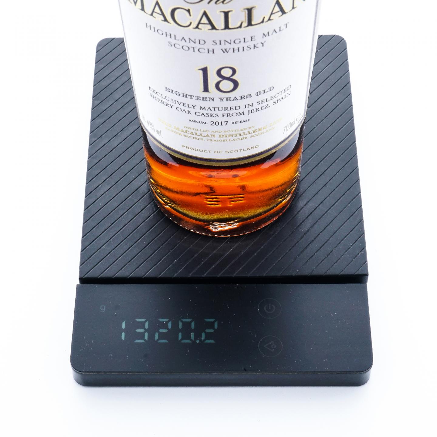 Macallan 麦卡伦 18年 2017 雪莉桶 700ML 非原盒