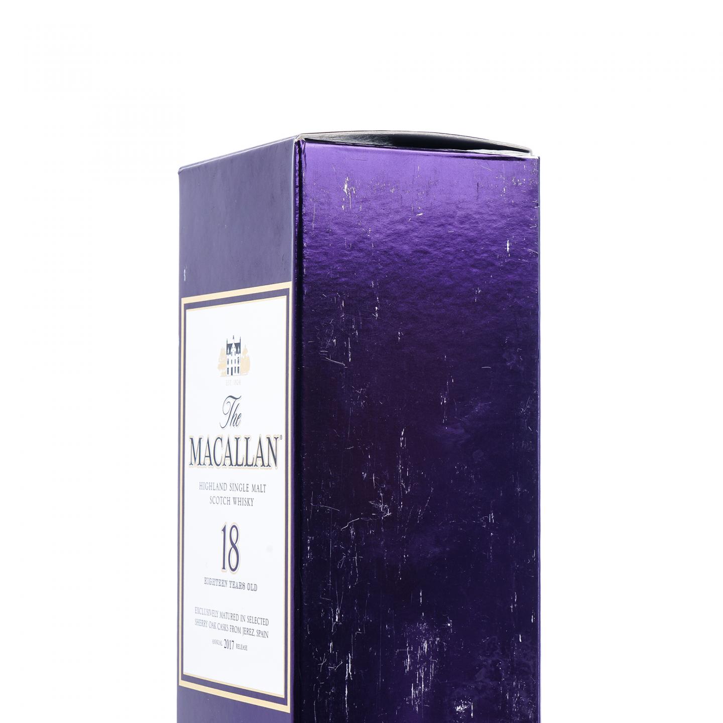 Macallan 麦卡伦 18年 雪莉桶 2017