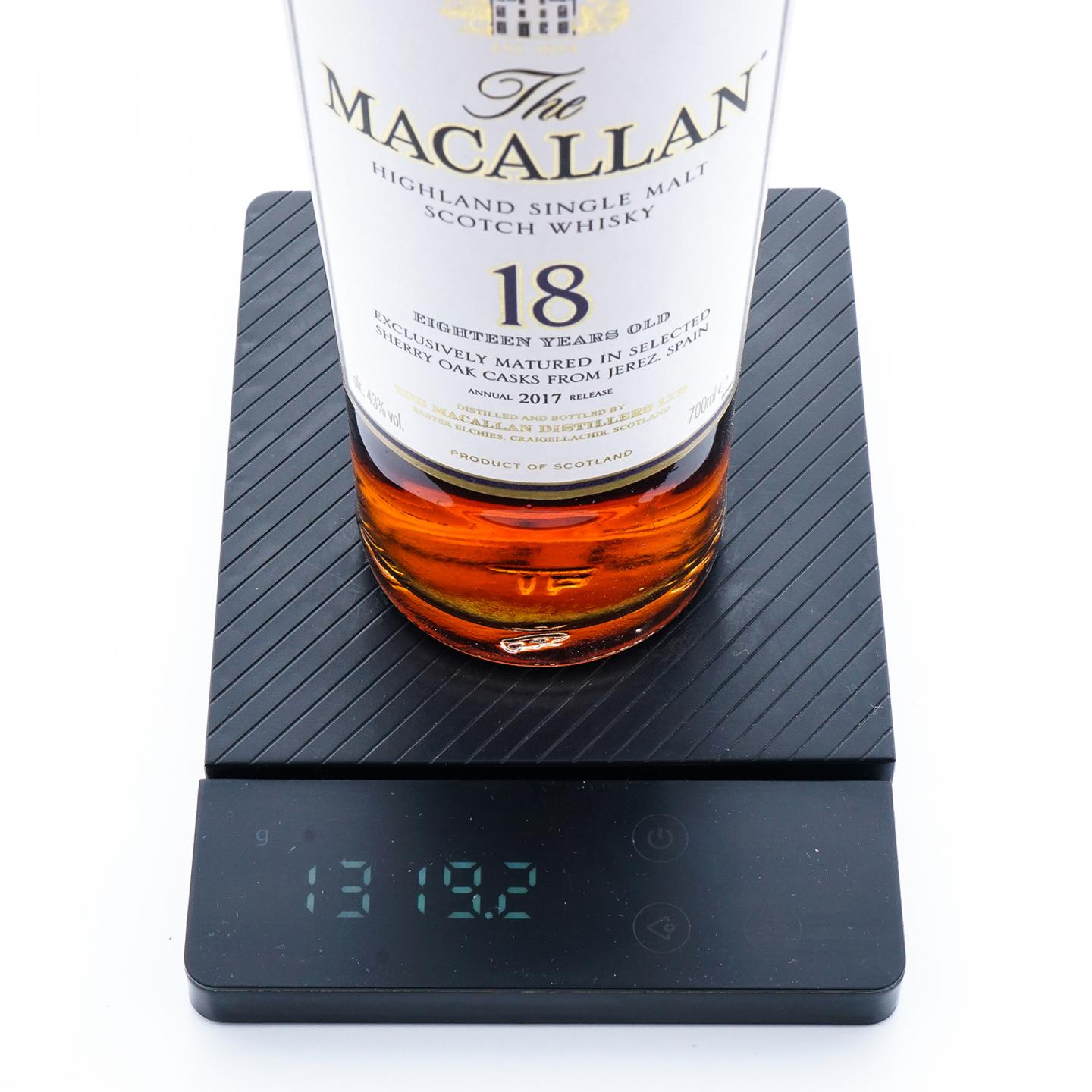 Macallan 麦卡伦 18年 雪莉桶 2017