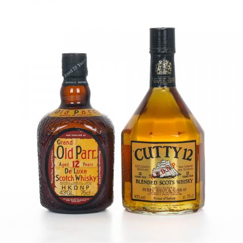 Grand Old Parr/Cutty 12年 调和 750ml 2支组
