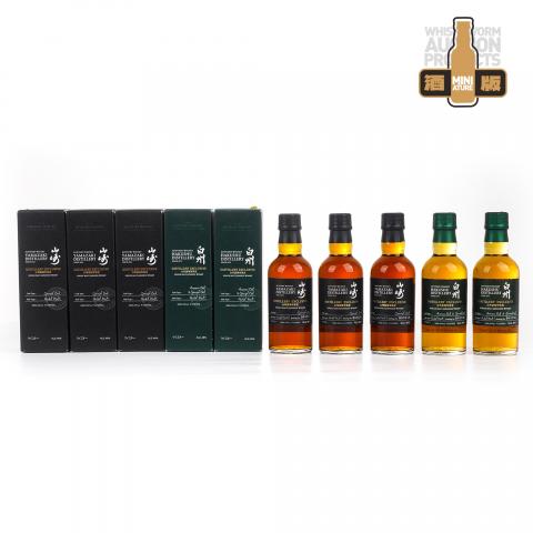 【中样】山崎/白州蒸馏所限定 Peated Malt 5瓶组*180ml