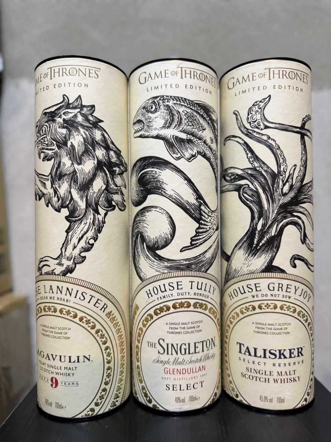 权力游戏珍藏系列3瓶（包邮）