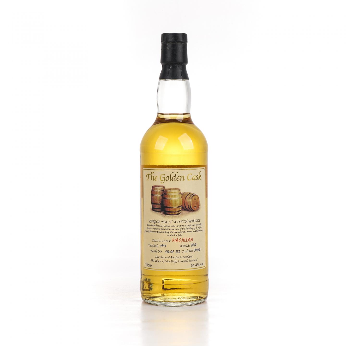 Macallan 麦卡伦 1991-2010 单桶#CM160 HMcD