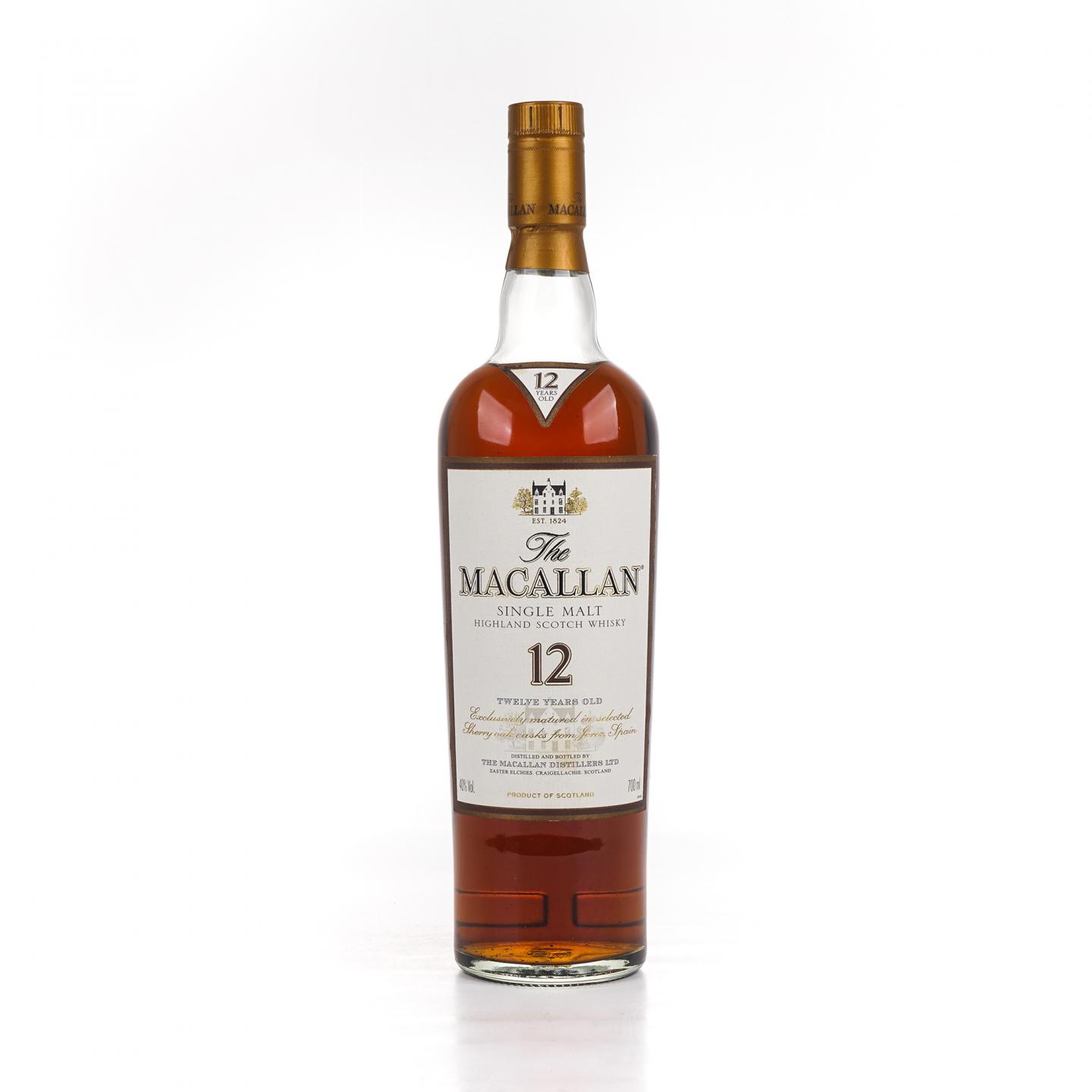 Macallan 麦卡伦 12年 经典系列 雪莉桶 草写版