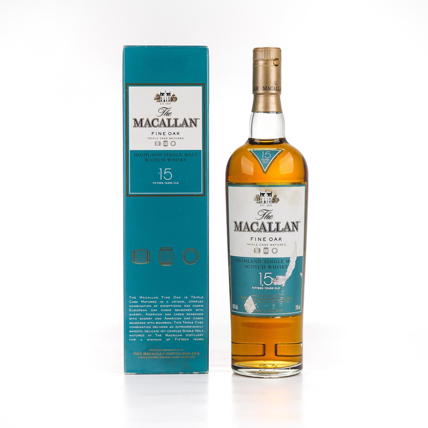 Macallan 麦卡伦 15年 Fine Oak