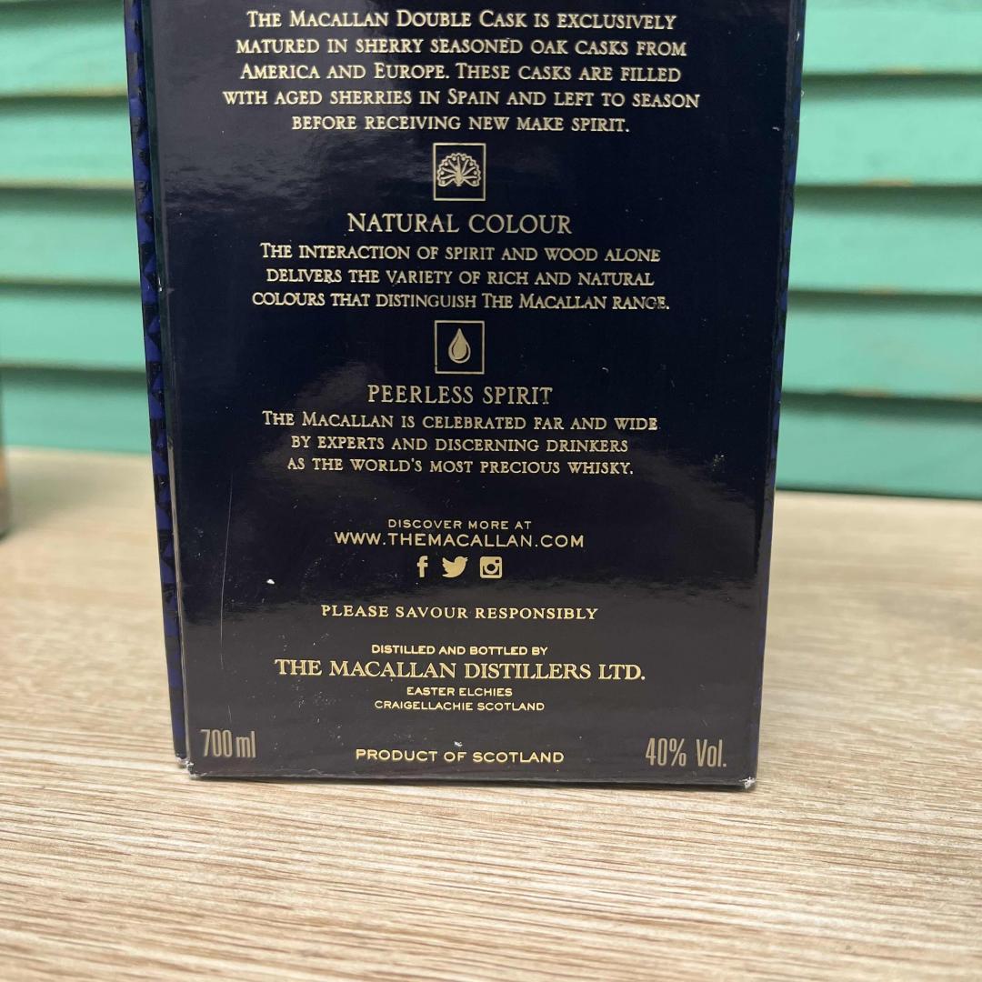 老版 日本版 macallan 麦卡伦12年 双雪梨桶 单一麦芽 威士忌