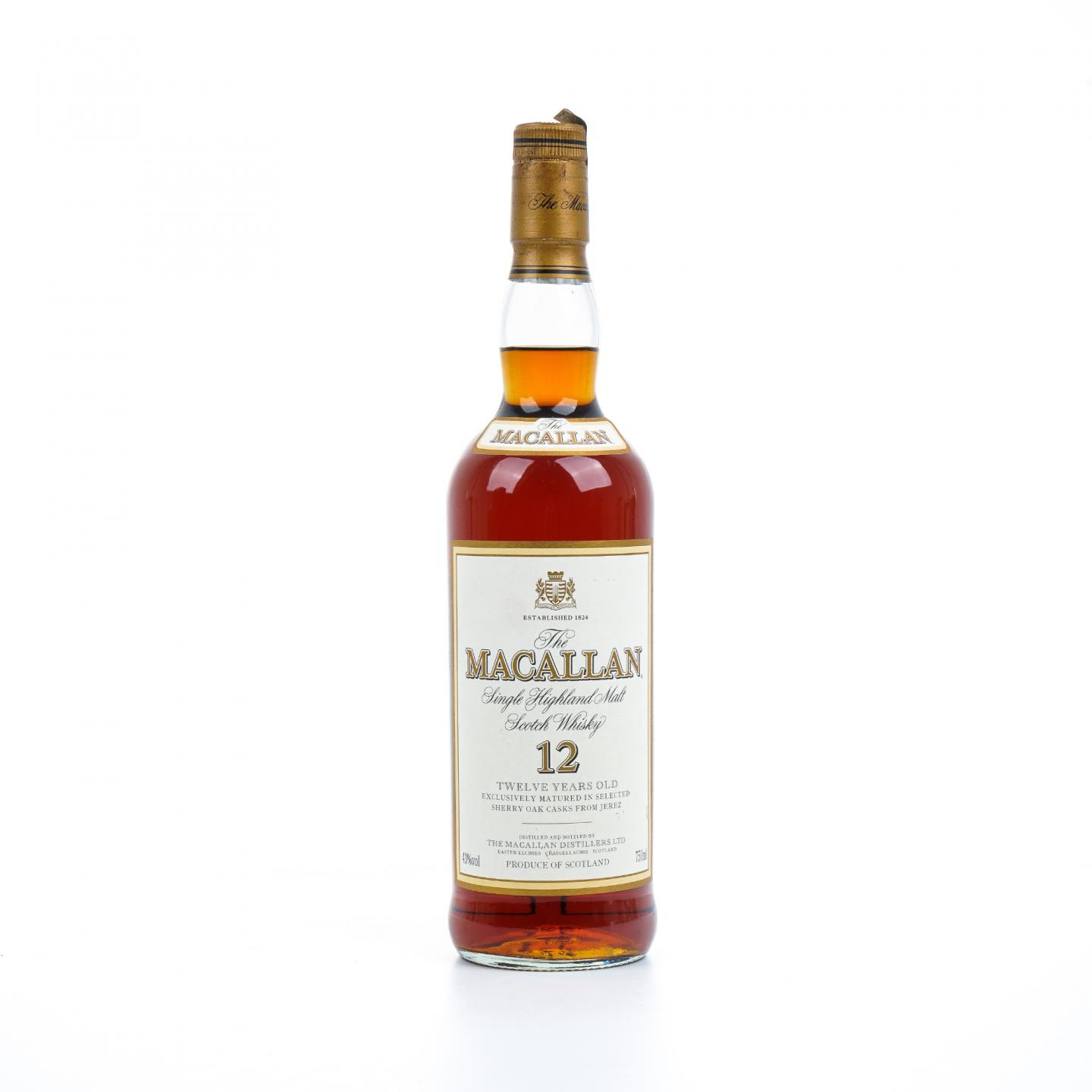 Macallan 麦卡伦 12年 雪莉桶 750ml