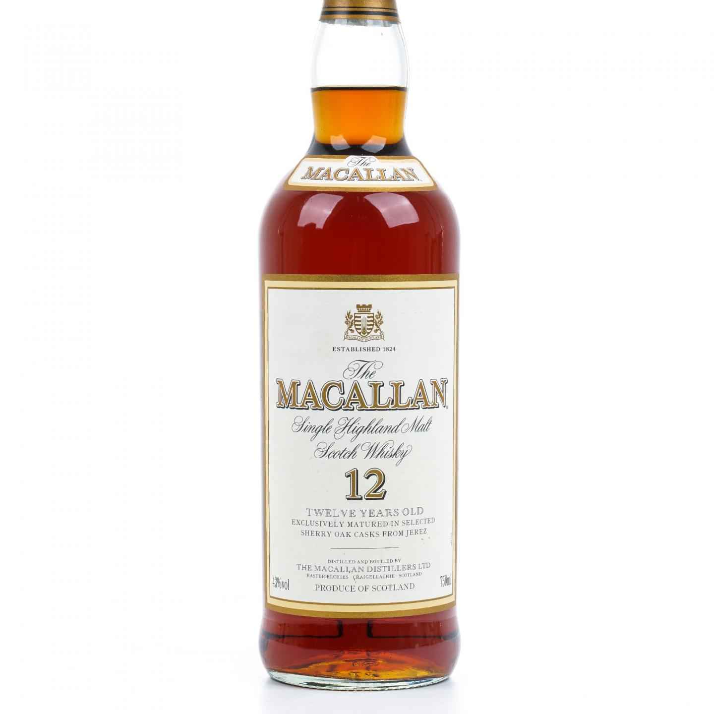 Macallan 麦卡伦 12年 雪莉桶 750ml