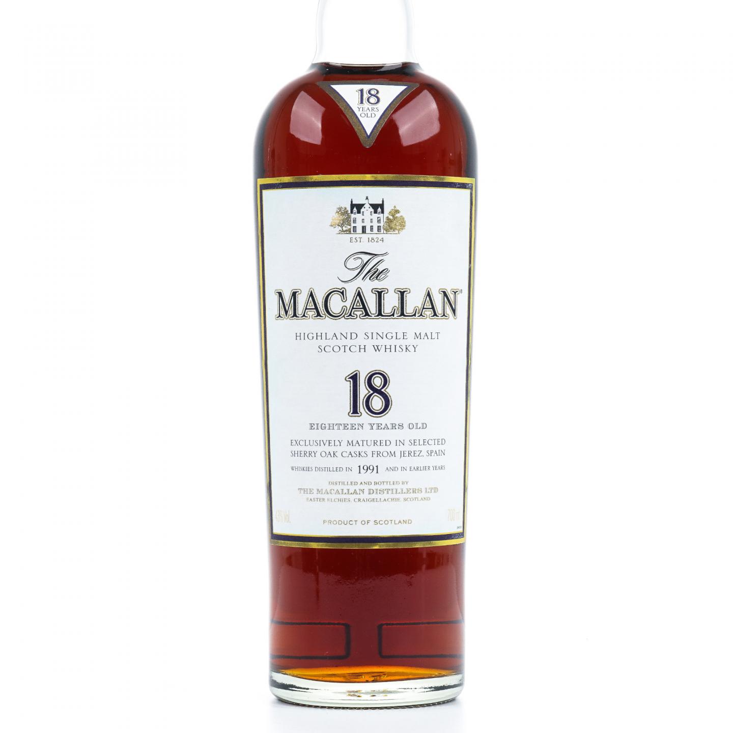 Macallan 麦卡伦 18年 1991 雪莉桶 700ml 随赠50ml小酒版