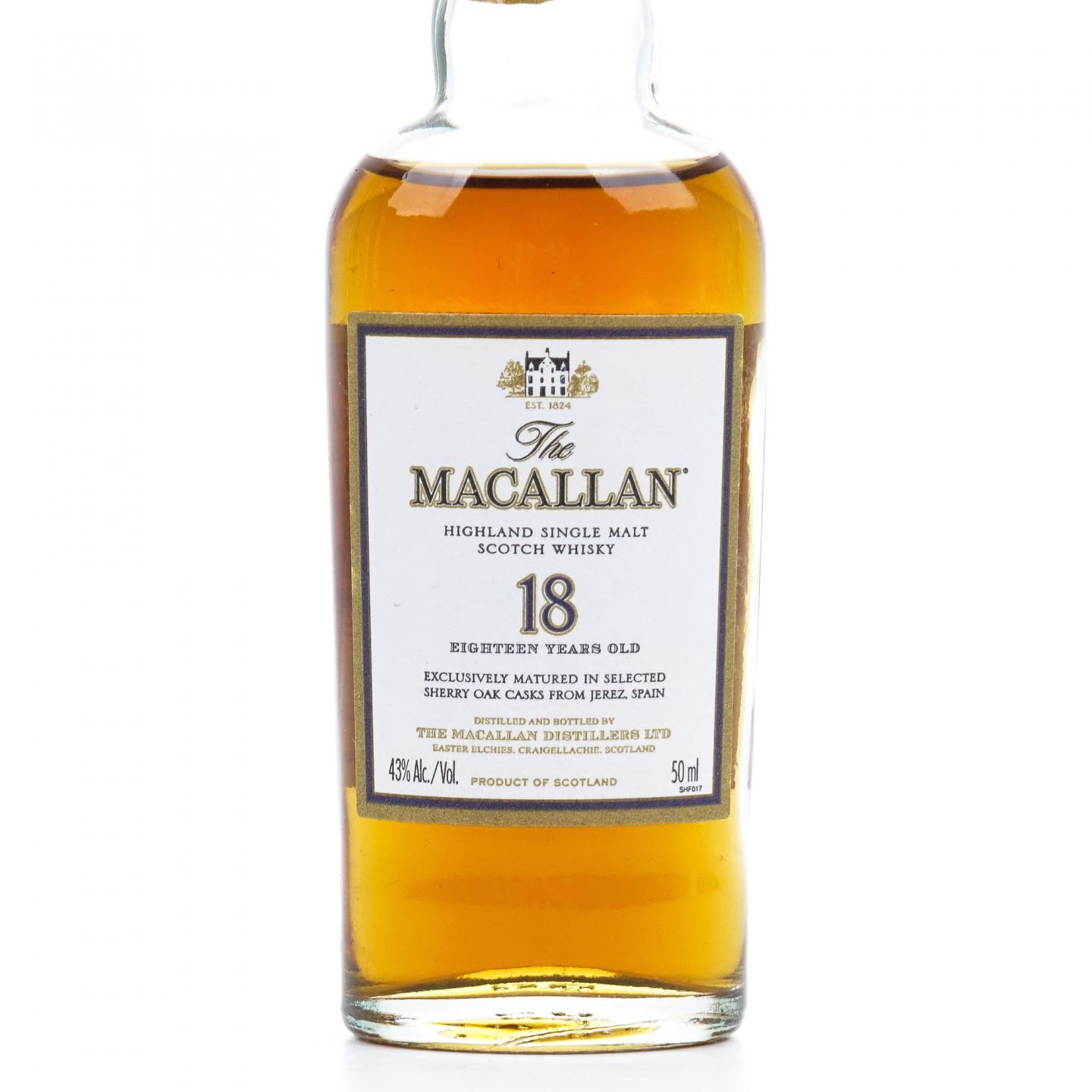 Macallan 麦卡伦 18年 1991 雪莉桶 700ML 附50ml小酒版