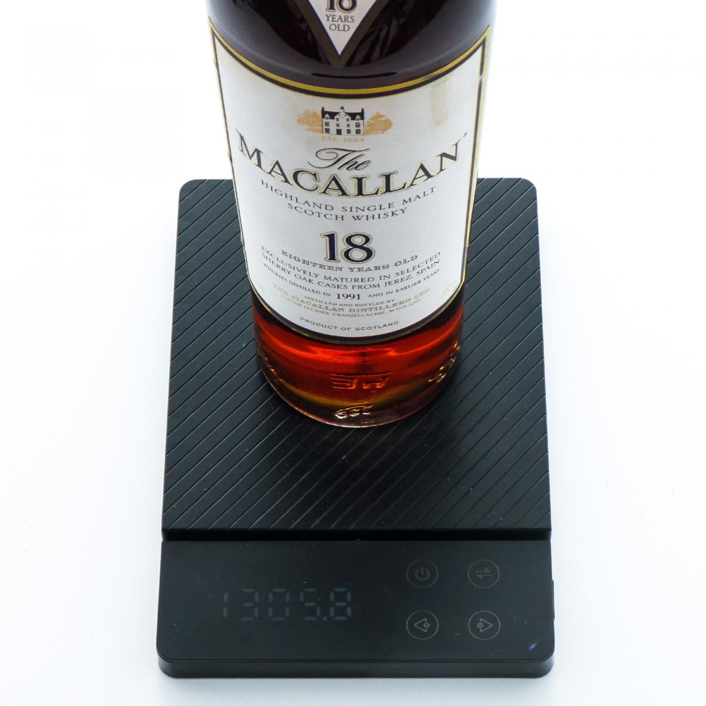 Macallan 麦卡伦 18年 1991 雪莉桶 700ML 附50ml小酒版