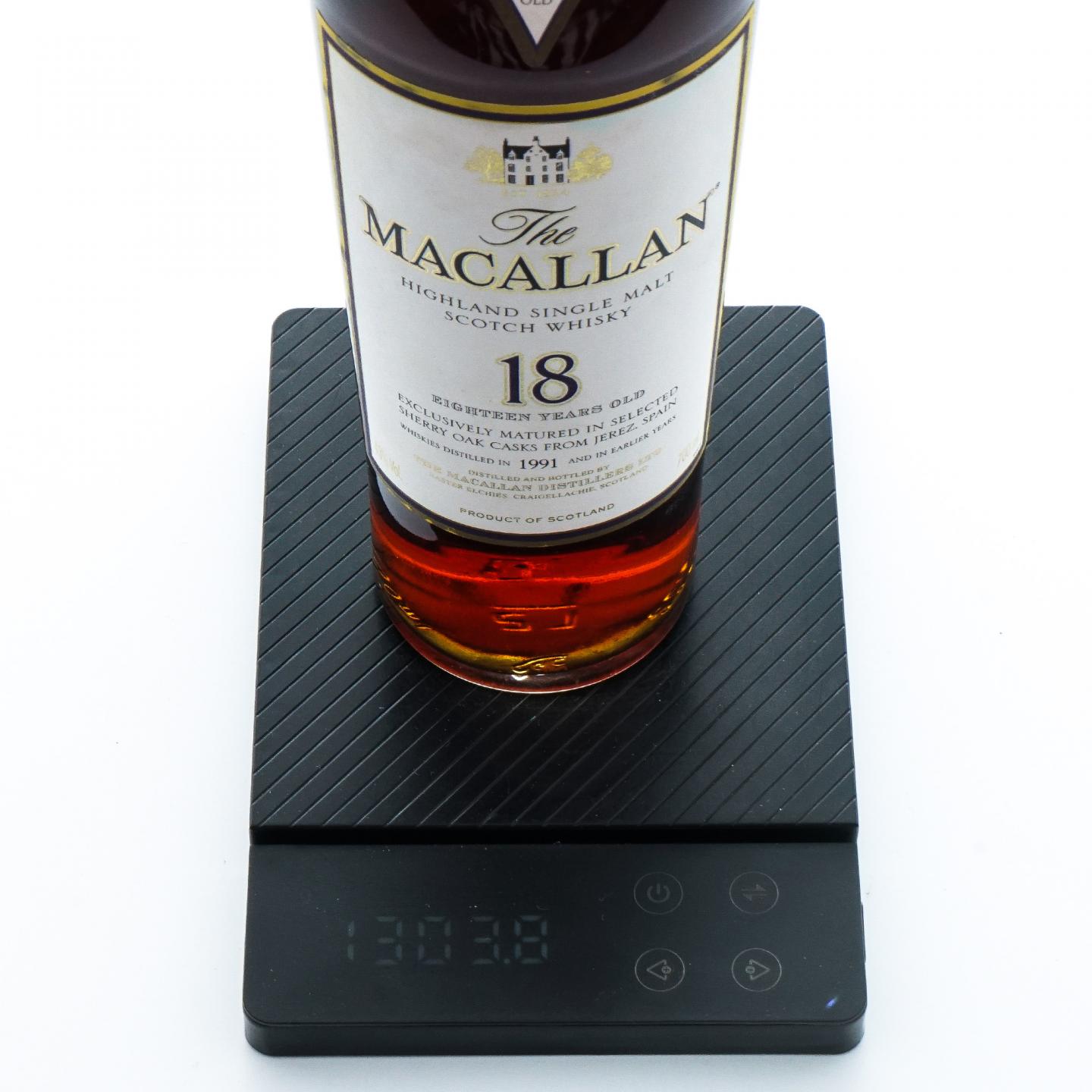 Macallan 麦卡伦 18年 1991 雪莉桶 2瓶组 700ml 附一支50ml酒版