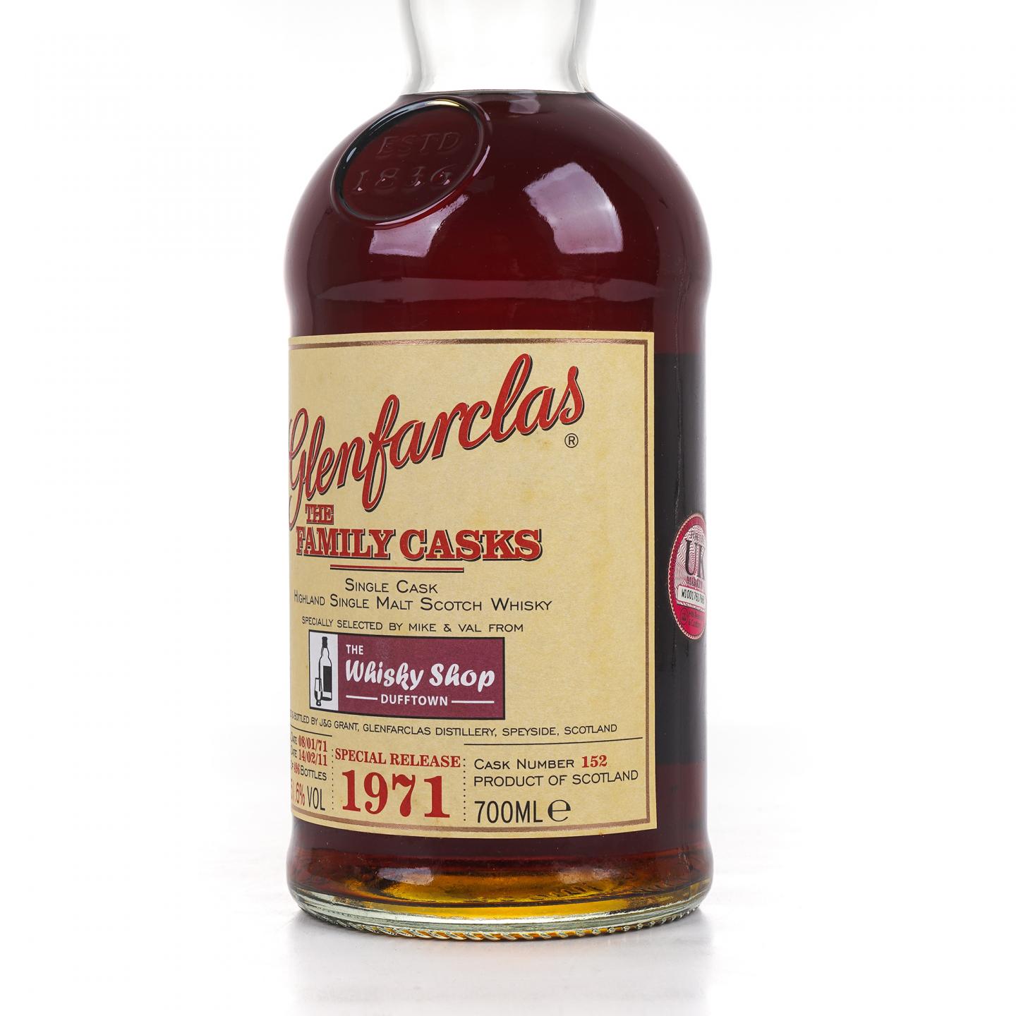 Glenfarclas 格兰花格 1971-2011 家族桶#152