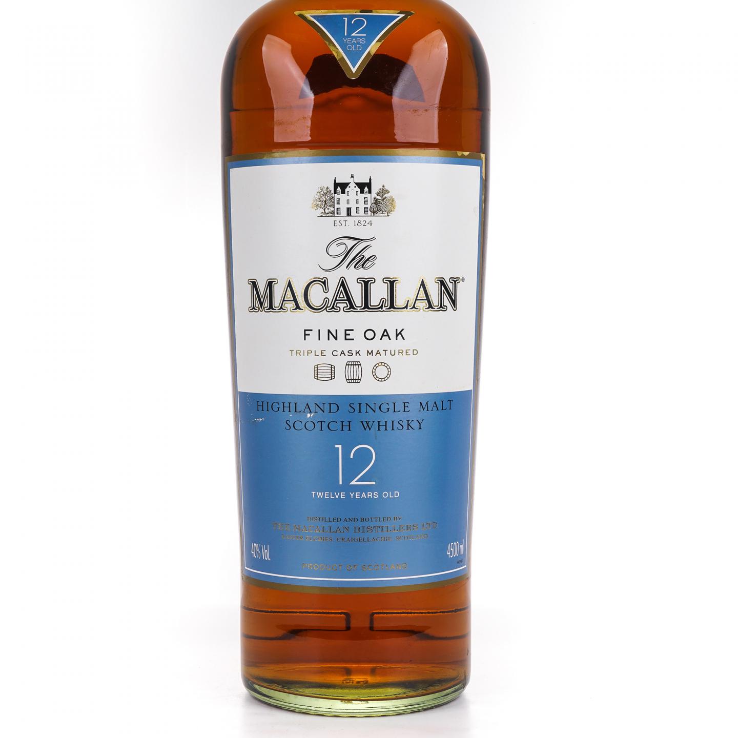 Macallan 麦卡伦 12年 黄金三桶 4500ml
