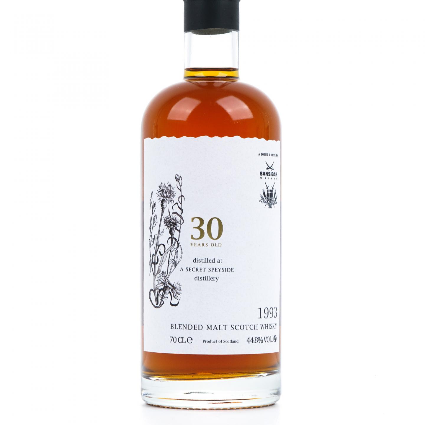 秘密斯佩塞 30年 1993-2023 雪莉桶 Sansibar 调和麦芽