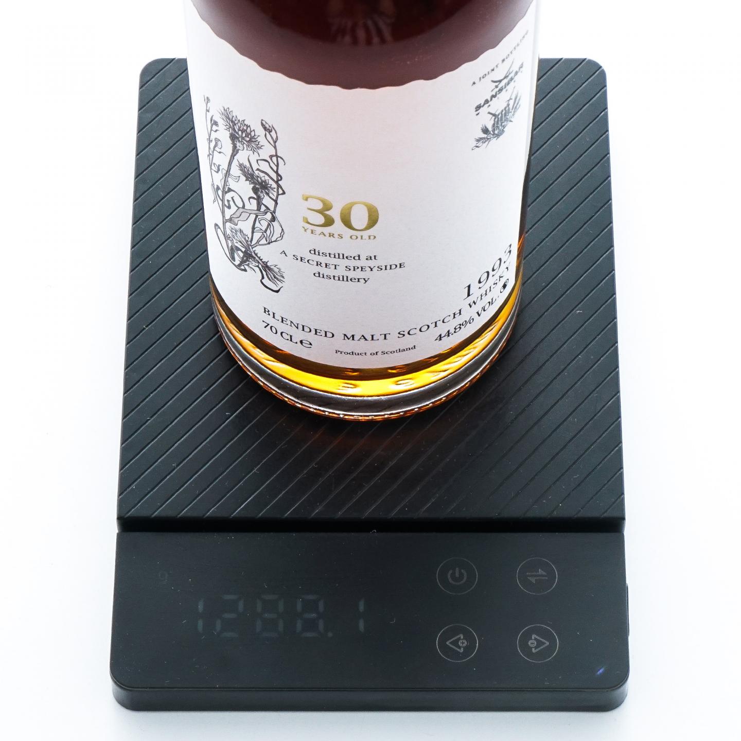 秘密斯佩塞 30年 1993-2023 雪莉桶 Sansibar 调和麦芽